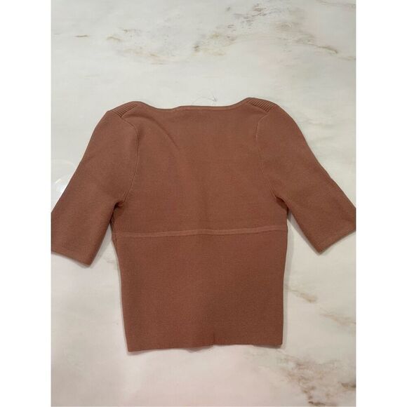 NWOT Free People Teagan Swit Short Sleeve Top Size XS - Picture 4 of 5